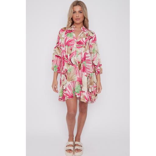 Floral Button Up Dress